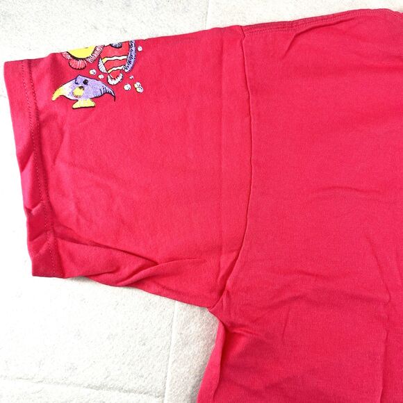 VTG Bobbie Brooks "Island Friends" Tropical Fish Grandma Core Tshirt Size M - Picture 13 of 14